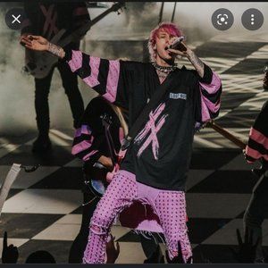 Machine gun Kelly striped hockey jersey lost boy mgk